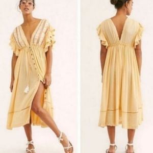 NWT Free people boho gypsy midi dress